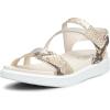 image:imageECCO womens Soft Three StrapPythonPure Cashmere Metallic