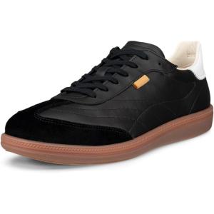 image:imageECCO Womens Soft 11 Lace UpBlack SuedeBright White