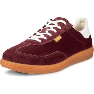 image:imageECCO Womens Soft 11 Lace UpDark Ruby SuedeBright White