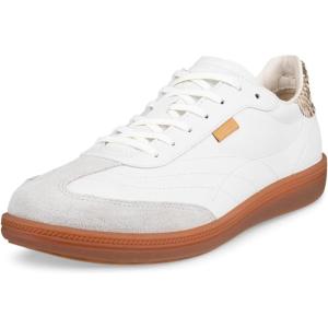 image:imageECCO Womens Soft 11 Lace UpGravel SuedeWhitePython