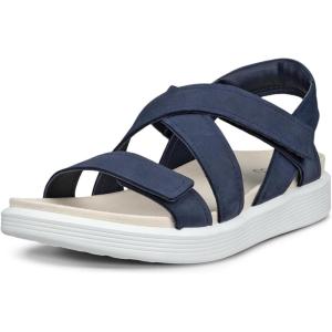 image:imageECCO Womens Soft Cross StrapMarine Nubuck