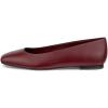 image:imageECCO Womens Margot Plain Toe BallerinaDark Ruby