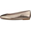 image:imageECCO Womens Margot Plain Toe BallerinaNature Foil