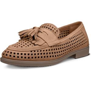 image:imageECCO Womens Dress Classic 15 Perforated TasselCamel Suede