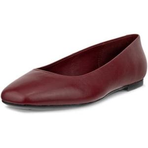 image:imageECCO Womens Margot Plain Toe BallerinaDark Ruby