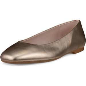 image:imageECCO Womens Margot Plain Toe BallerinaNature Foil