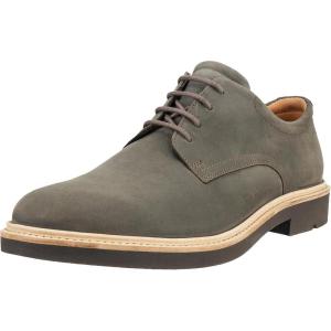 image:imageECCO Womens London Plain Toe TieDark Clay Nubuck