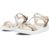 image:imageECCO Soft Three StrapPythonPure Cashmere Metallic