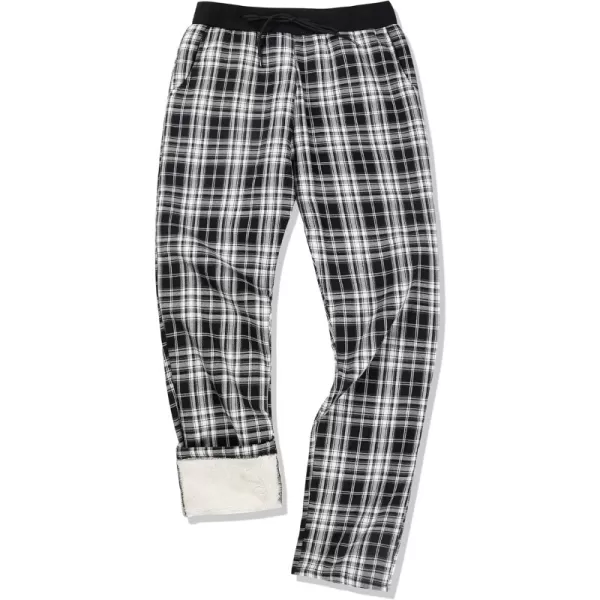 Black White Plaid (Open Bottom)