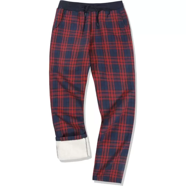 Red Navy Plaid (Open Bottom)