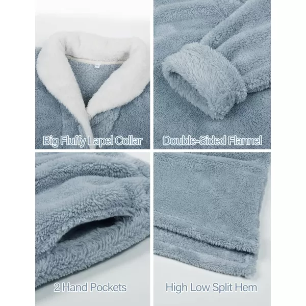 Flygo Fuzzy Fleece Pajamas Sets for Women Flannel Sleepwear Plush Pajama Lounge Pants Set