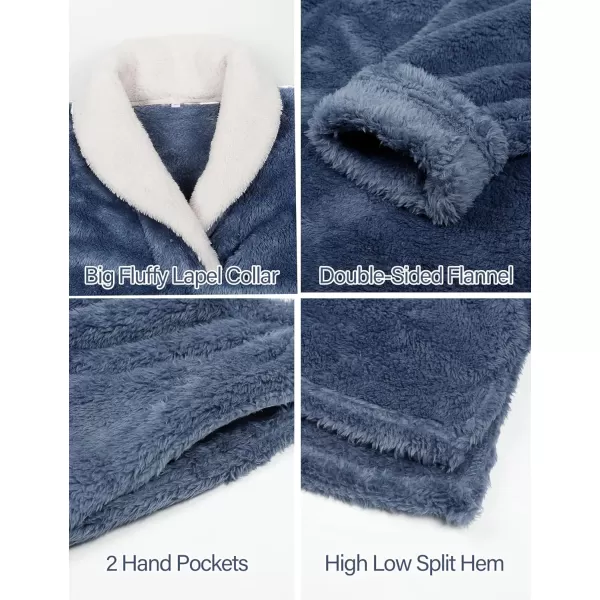 Flygo Fuzzy Fleece Pajamas Sets for Women Flannel Sleepwear Plush Pajama Lounge Pants Set