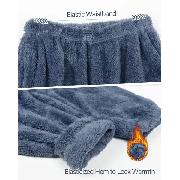 Flygo Fuzzy Fleece Pajamas Sets for Women Flannel Sleepwear Plush Pajama Lounge Pants Set