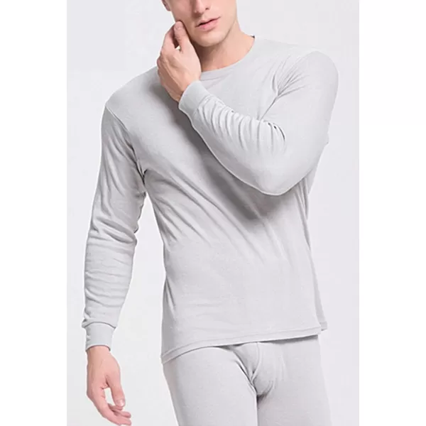 Flygo Men Thermal Underwear Set Ultra Soft Long Johns Set Base Layer Tops and Bottoms)