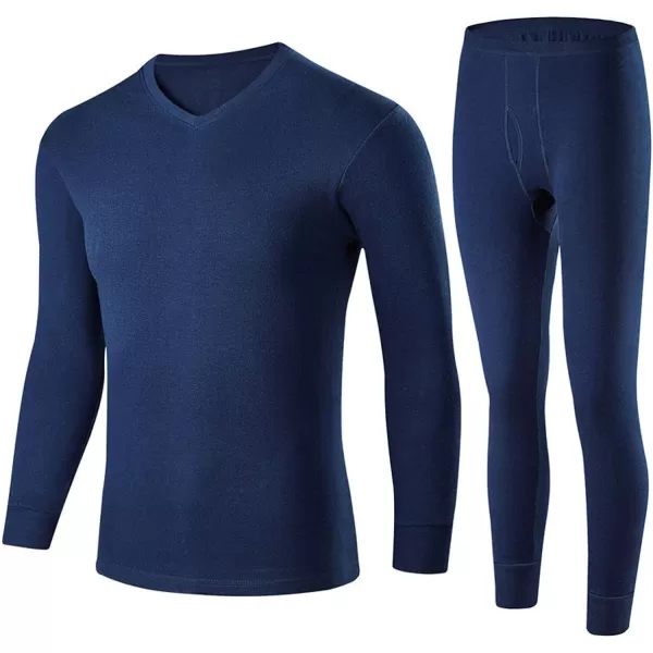 Flygo Men Thermal Underwear Set Ultra Soft Long Johns Set Base Layer Tops and Bottoms)