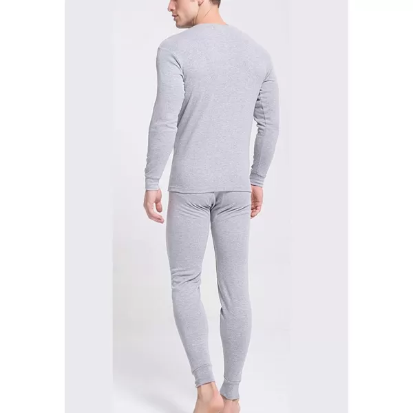 Flygo Men Thermal Underwear Set Ultra Soft Long Johns Set Base Layer Tops and Bottoms)