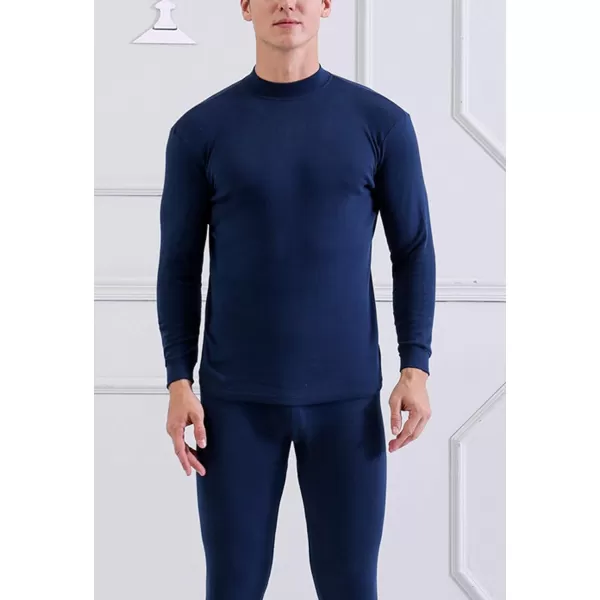 Flygo Men Thermal Underwear Set Ultra Soft Long Johns Set Base Layer Tops and Bottoms)