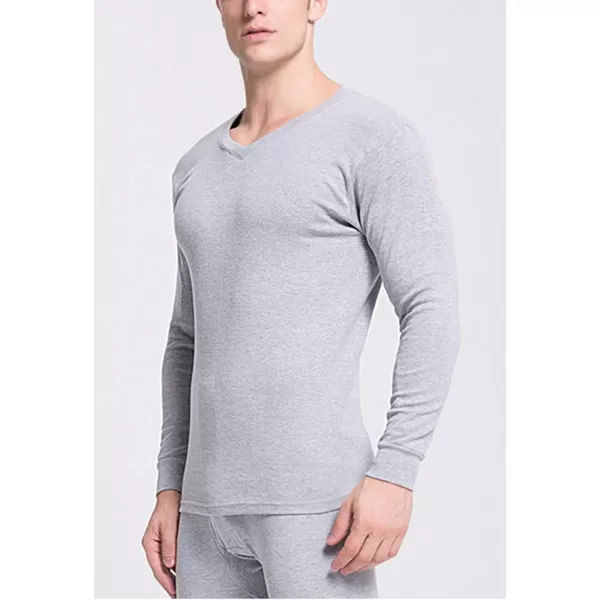 Flygo Men Thermal Underwear Set Ultra Soft Long Johns Set Base Layer Tops and Bottoms)