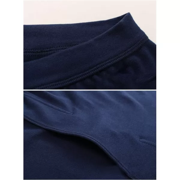 Flygo Men Thermal Underwear Set Ultra Soft Long Johns Set Base Layer Tops and Bottoms)