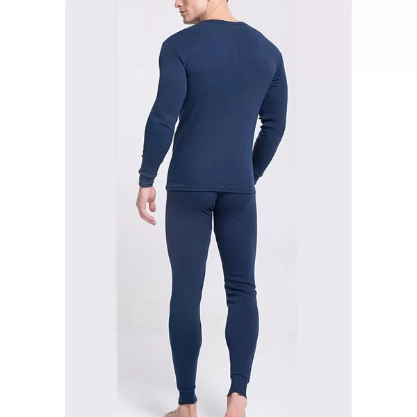 Flygo Men Thermal Underwear Set Ultra Soft Long Johns Set Base Layer Tops and Bottoms)