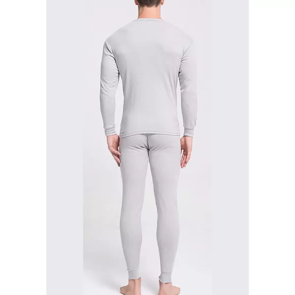 Flygo Men Thermal Underwear Set Ultra Soft Long Johns Set Base Layer Tops and Bottoms)