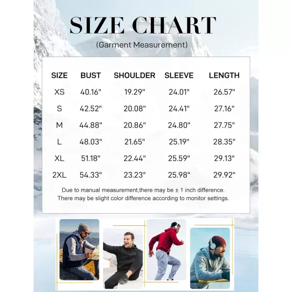 Flygo Men's Casual Fleece Sherpa Lined Hoodie Winter Warm Pullover Hooded Sweatshirt