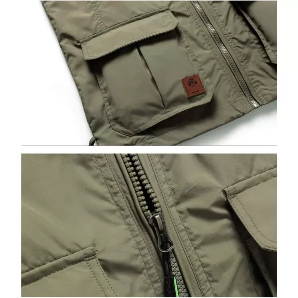 Flygo Men's Lightweight Outdoor Travel Work Fishing Vest With Multi-Pockets