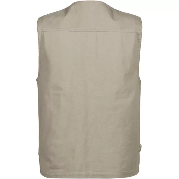 Flygo Men's Multi-Pockets Cotton Lightweight Safari Fishing Photo Outdoor Work Utility Vest