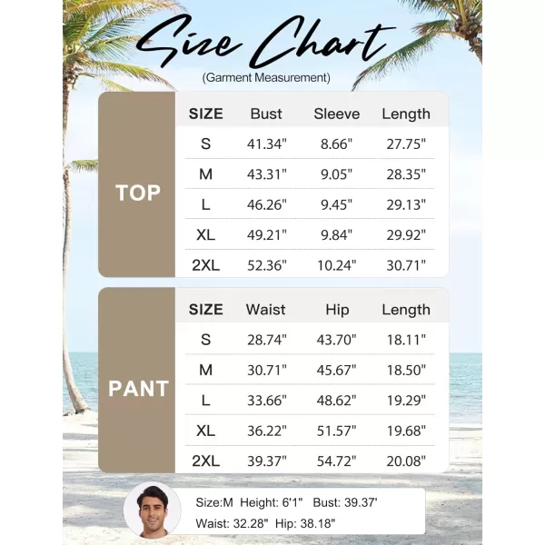 Flygo Mens Summer Beach Outfits Casual Button Down Shirt and Shorts Sets 2 Piece Vacation Outfits