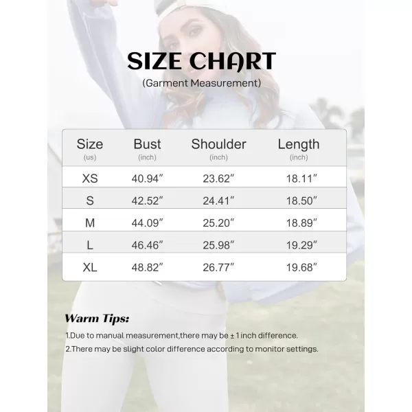 Flygo Womens Half Zip Hoodies Cropped Pullover Sweatshirt Fleece Lined Sweater Tops with Pocket Thumb Hole