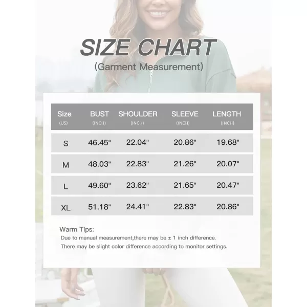 Flygo Womens Half Zip Hoodies Cropped Pullover Sweatshirt Fleece Lined Sweater Tops with Pocket Thumb Hole