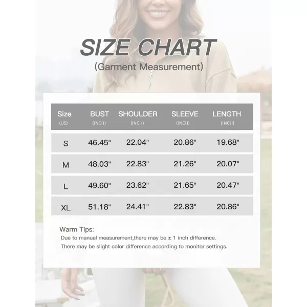 Flygo Womens Half Zip Hoodies Cropped Pullover Sweatshirt Fleece Lined Sweater Tops with Pocket Thumb Hole