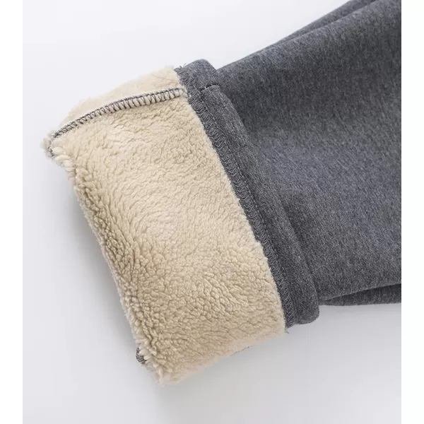 Flygo Womens Sherpa Lined Athletic Sweatpants Winter Active Joggers Fleece Pants)