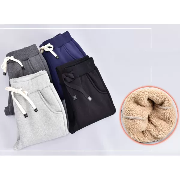 Flygo Women's Thicken Winter Casual Fleece Sherpa Lined Athletic Jogger Elastic Drawstring Sweatpants