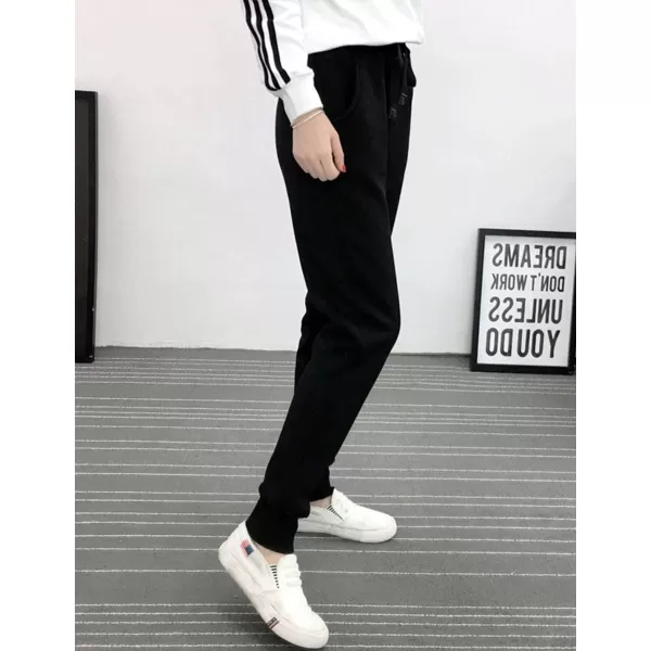 Flygo Women's Thicken Winter Casual Fleece Sherpa Lined Athletic Jogger Elastic Drawstring Sweatpants