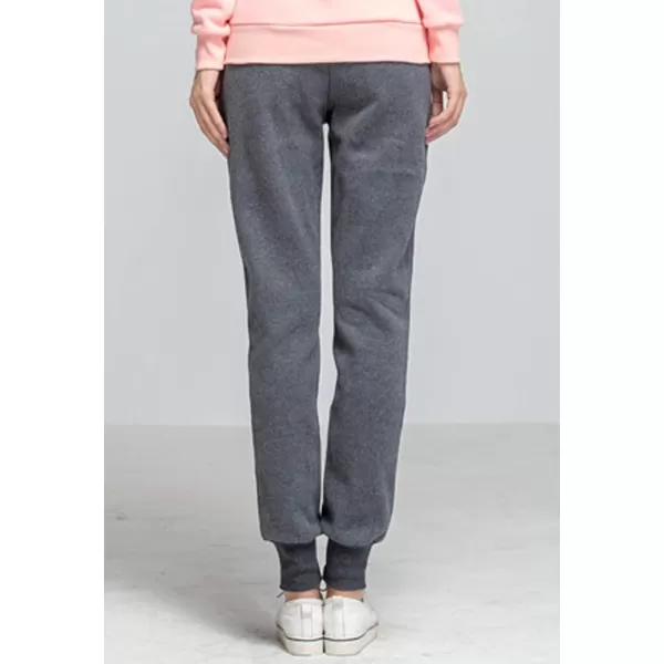 Flygo Womens Winter Fleece Sweatpants Sherpa Lined Athletic Jogger Loose-fit High Waist Harem Pants for Workout, Training)