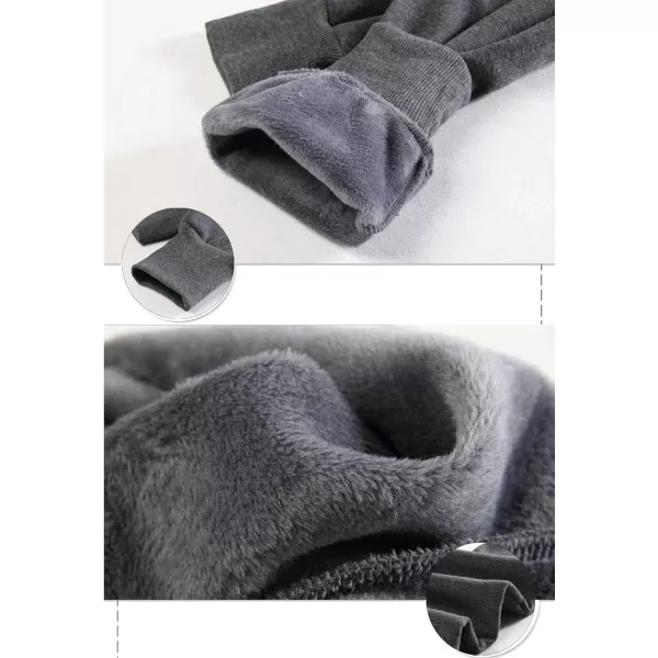 Flygo Womens Winter Fleece Sweatpants Sherpa Lined Athletic Jogger Loose-fit High Waist Harem Pants for Workout, Training)