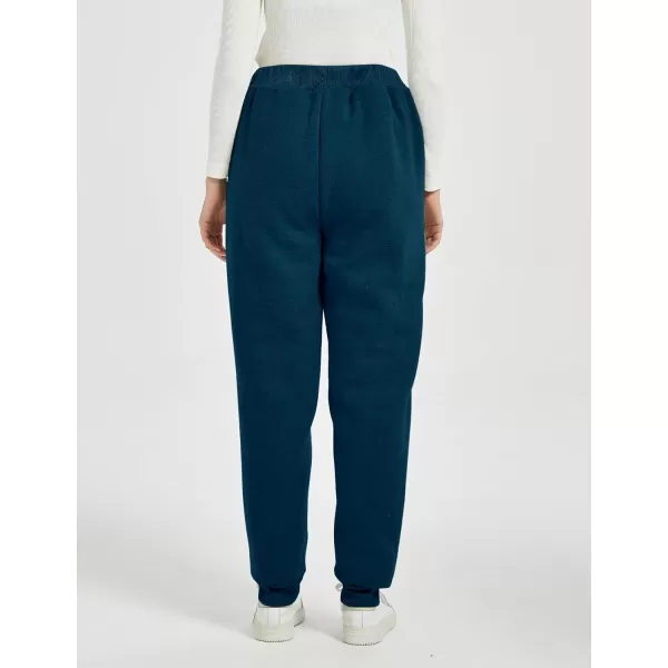 Flygo Women's Winter Warm Fleece Joggers Pants Sherpa Lined Athletic Active Sweatpants