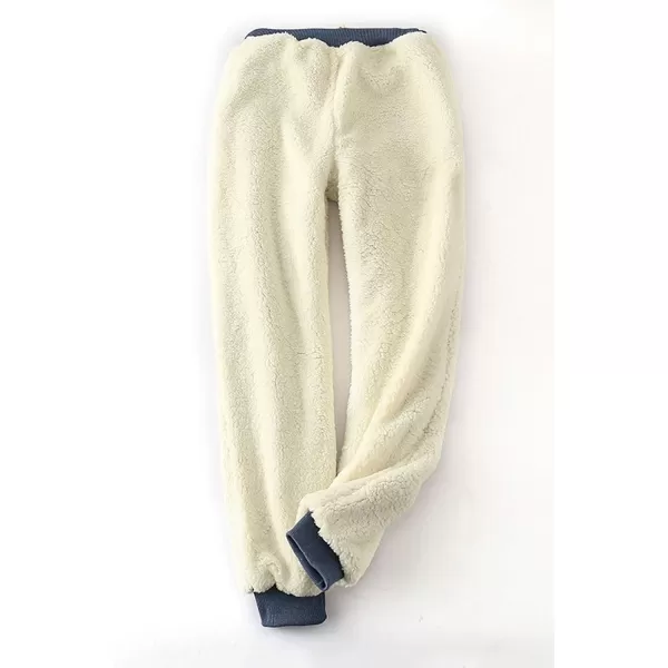 Flygo Women's Winter Warm Fleece Joggers Pants Sherpa Lined Athletic Active Sweatpants