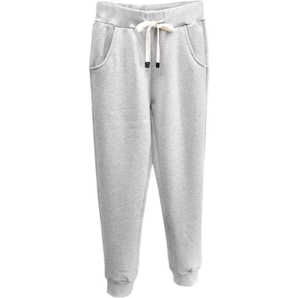 Flygo Women's Thicken Winter Casual Fleece Sherpa Lined Athletic Jogger Elastic Drawstring Sweatpants