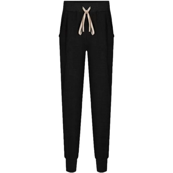 Flygo Womens Winter Fleece Sweatpants Sherpa Lined Athletic Jogger Loose-fit High Waist Harem Pants for Workout, Training