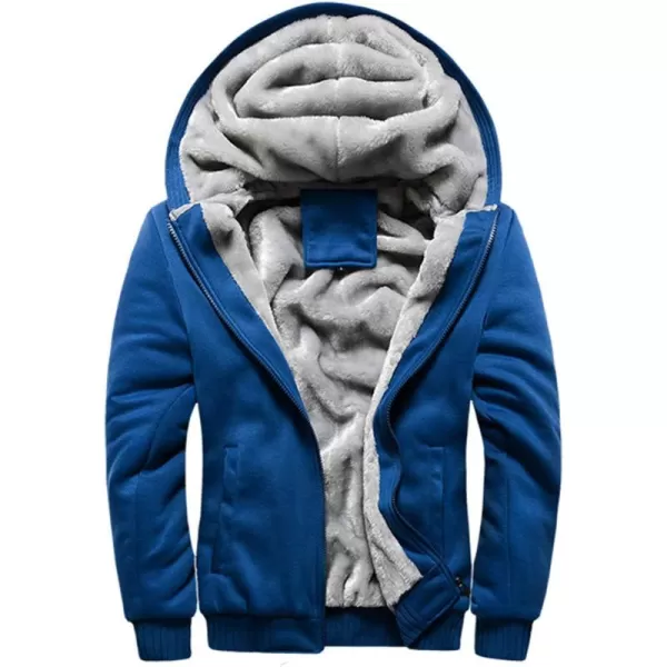 Flygo Womens Winter Thick Fleece Lined Zip Hoodie Sweatshirts Jacket Coat Outwear