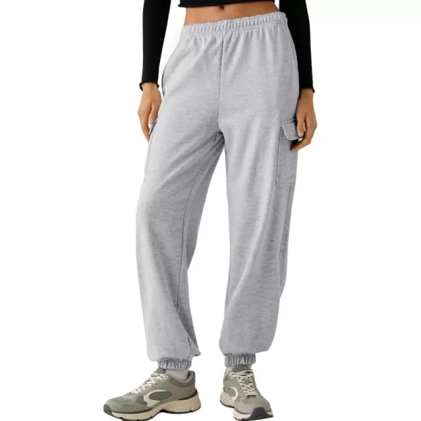 Flygo Women's Winter Warm Fleece Joggers Pants Sherpa Lined Athletic Active Sweatpants