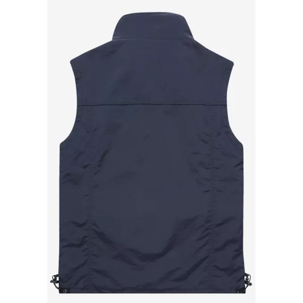 Flygo Men's Casual Lightweight Outdoor Work Safari Fishing Travel Photo Vest Multi Pockets