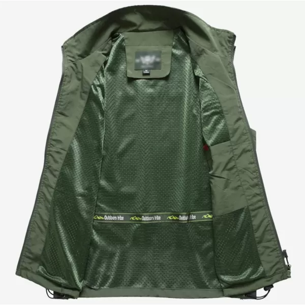 Flygo Men's Casual Lightweight Outdoor Work Safari Fishing Travel Photo Vest Multi Pockets