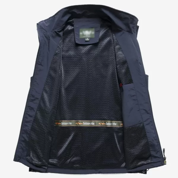 Flygo Men's Casual Lightweight Outdoor Work Safari Fishing Travel Photo Vest Multi Pockets