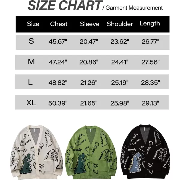 Flygo Mens Cow Sweater Harajuku Oversized Sweaters Casual Knit Pullover Jumper Sweatshirt