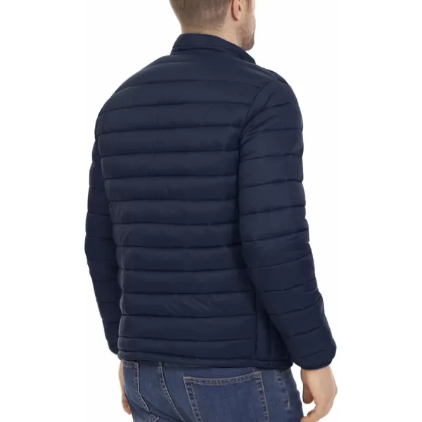 Flygo Mens Lightweight Puffer Jacket Water Resistant Winter Quilted Down Jackets Bubble Coat