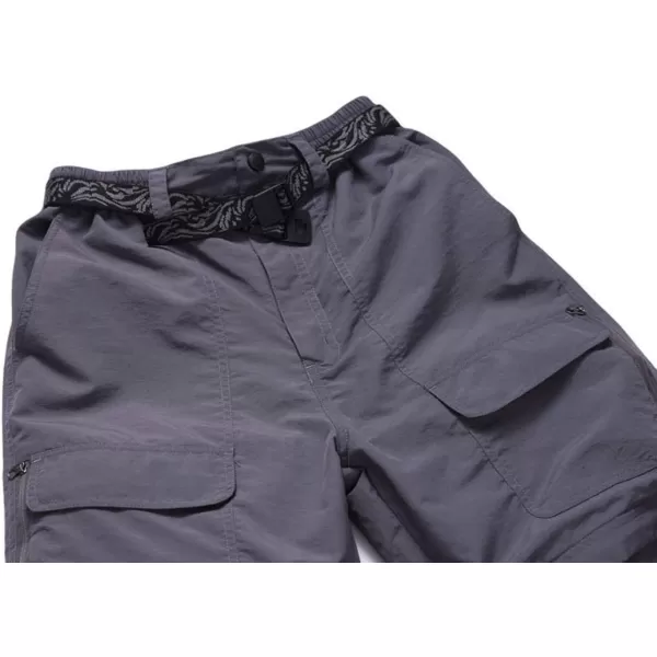 Flygo Men's Lightweight Quick Dry Windproof Waterproof Convertible Cargo Pants
