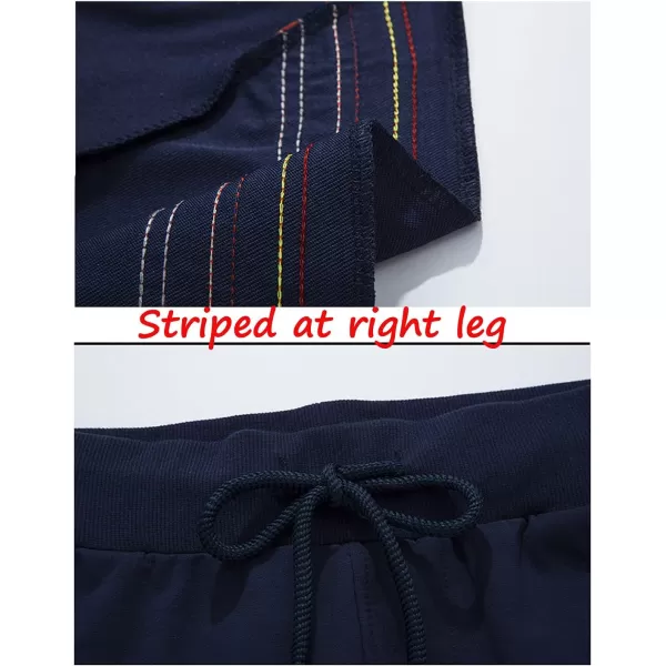 Flygo Men's Sweat Shorts Below Knee Cotton Workout Bodybuilding Running 3/4 Jogger Capri Pants